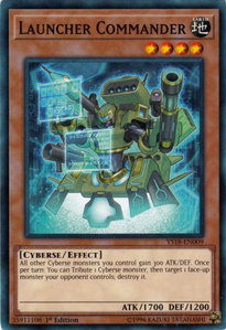 Launcher Commander - Starter Deck: Codebreaker (YS18) #YS18-EN009 - Common / Short Print YuGiOh Trading Card