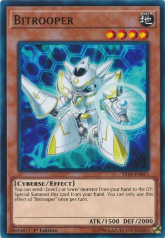 Bitrooper trading card from Starter Deck: Codebreaker Bitrooper - Starter Deck: Codebreaker YuGiOh trading card