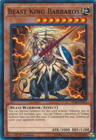 Beast King Barbaros trading card from Starter Deck: Codebreaker Beast King Barbaros - Starter Deck: Codebreaker YuGiOh trading card