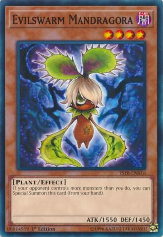 Evilswarm Mandragora - Starter Deck: Codebreaker YuGiOh trading card