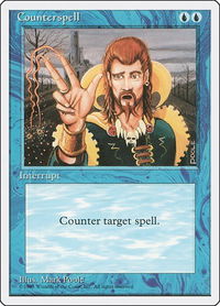Counterspell - Fourth Edition (4ED) #65 - Uncommon Magic: The Gathering Trading Card