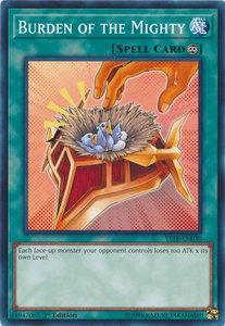 Burden of the Mighty - Starter Deck: Codebreaker (YS18) #YS18-EN030 - Common / Short Print YuGiOh Trading Card