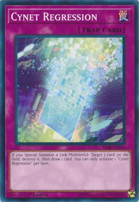 Cynet Regression - Starter Deck: Codebreaker YuGiOh trading card