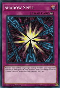 Shadow Spell - Starter Deck: Codebreaker (YS18) #YS18-EN034 - Common / Short Print YuGiOh Trading Card