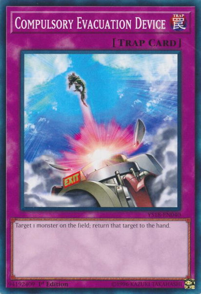Compulsory Evacuation Device - Starter Deck: Codebreaker YuGiOh trading card