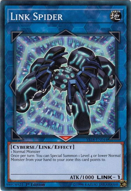 Link Spider - Starter Deck: Codebreaker YuGiOh trading card