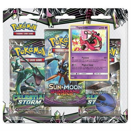 Celestial Storm 3 Pack Booster Blister [Tapu Lele] - SM - Celestial Storm Pokémon trading card