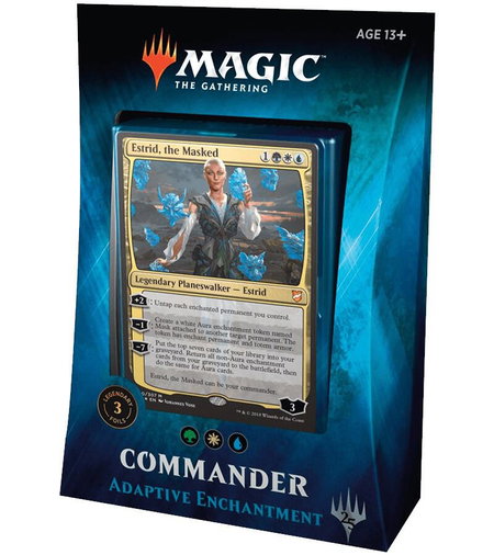 Commander 2018 Deck - Adaptive Enchantment trading card from Commander 2018 Commander 2018 Deck - Adaptive Enchantment - Commander 2018 Magic: The Gathering trading card