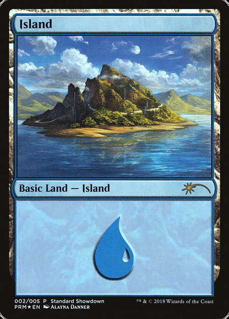Island (Alayna Danner) - Standard Showdown Promos Magic: The Gathering trading card