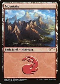 Mountain (Alayna Danner) (2018) - Standard Showdown Promos (SSP) #4 - Promo Magic: The Gathering Trading Card