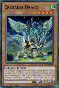 Crusadia Draco - Cybernetic Horizon (CYHO) #CYHO-EN009 - Common / Short Print YuGiOh Trading Card