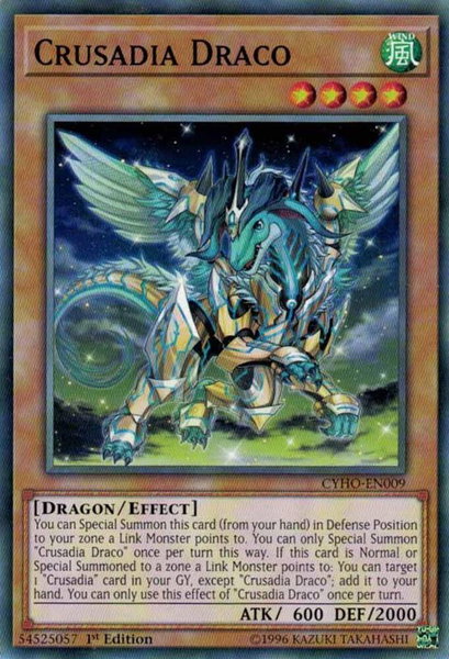 Crusadia Draco trading card from Cybernetic Horizon Crusadia Draco - Cybernetic Horizon YuGiOh trading card