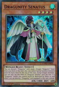 Dragunity Senatus - Cybernetic Horizon (CYHO) #CYHO-EN016 - Super Rare YuGiOh Trading Card
