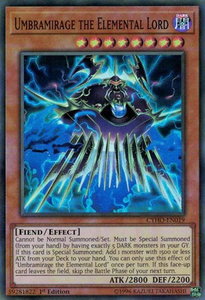 Umbramirage the Elemental Lord - Cybernetic Horizon (CYHO) #CYHO-EN019 - Super Rare YuGiOh Trading Card