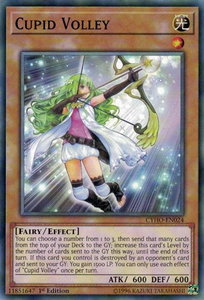 Cupid Volley - Cybernetic Horizon (CYHO) #CYHO-EN024 - Common / Short Print YuGiOh Trading Card