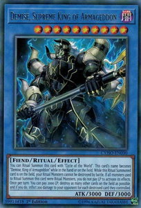 Demise, Supreme King of Armageddon - Cybernetic Horizon (CYHO) #CYHO-EN030 - Rare YuGiOh Trading Card
