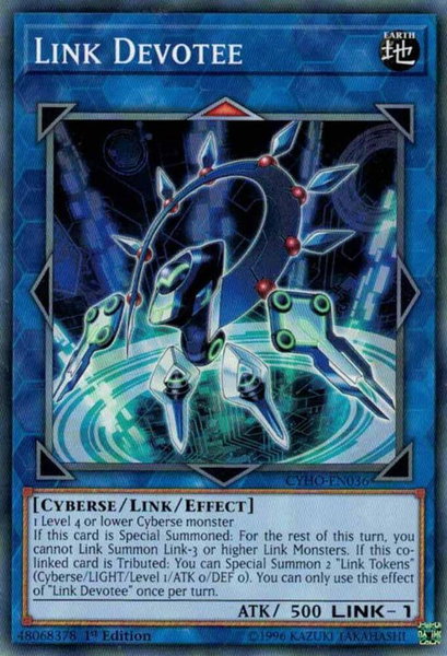 Link Devotee - Cybernetic Horizon YuGiOh trading card