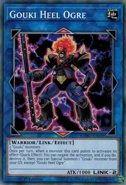 Gouki Heel Ogre trading card from Cybernetic Horizon Gouki Heel Ogre - Cybernetic Horizon YuGiOh trading card