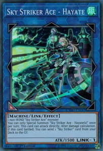 Sky Striker Ace - Hayate - Cybernetic Horizon (CYHO) #CYHO-EN047 - Super Rare YuGiOh Trading Card