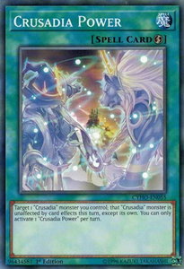 Crusadia Power - Cybernetic Horizon (CYHO) #CYHO-EN055 - Common / Short Print YuGiOh Trading Card