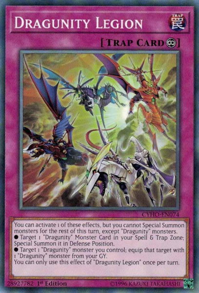 Dragunity Legion - Cybernetic Horizon YuGiOh trading card