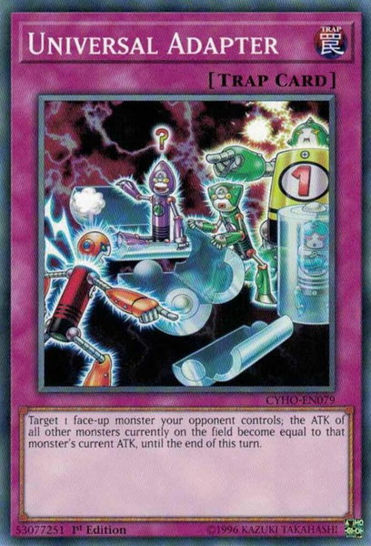 Universal Adapter trading card from Cybernetic Horizon Universal Adapter - Cybernetic Horizon YuGiOh trading card