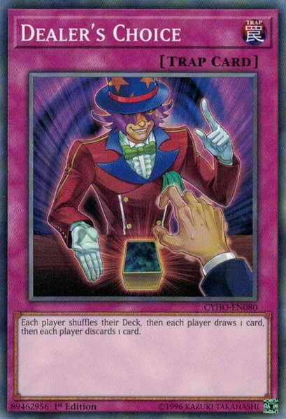 Dealer's Choice trading card from Cybernetic Horizon Dealer's Choice - Cybernetic Horizon YuGiOh trading card