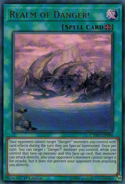 Realm of Danger! trading card from Cybernetic Horizon Realm of Danger! - Cybernetic Horizon YuGiOh trading card