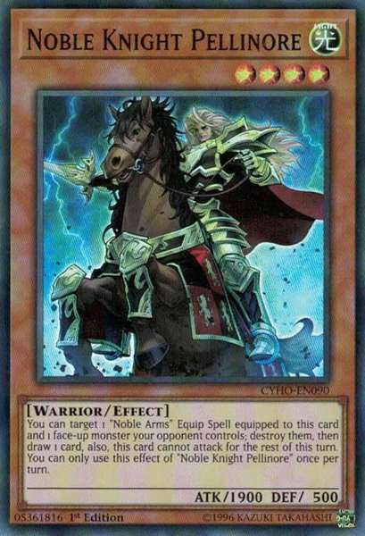 Noble Knight Pellinore trading card from Cybernetic Horizon Noble Knight Pellinore - Cybernetic Horizon YuGiOh trading card