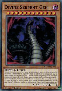 Divine Serpent Geh - Cybernetic Horizon (CYHO) #CYHO-EN092 - Common / Short Print YuGiOh Trading Card