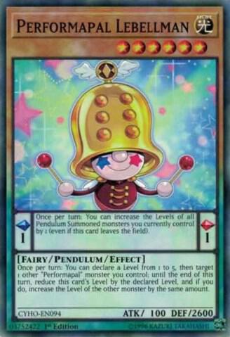 Performapal Lebellman trading card from Cybernetic Horizon Performapal Lebellman - Cybernetic Horizon YuGiOh trading card