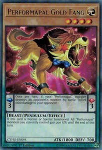 Performapal Gold Fang - Cybernetic Horizon (CYHO) #CYHO-EN095 - Rare YuGiOh Trading Card