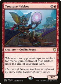 Treasure Nabber - Commander 2018 (C18) #27 - Rare Magic: The Gathering Trading Card