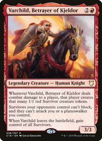 Varchild, Betrayer of Kjeldor - Commander 2018 (C18) #28 - Rare Magic: The Gathering Trading Card