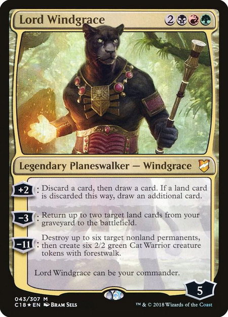 Lord Windgrace - Commander 2018 Magic: The Gathering trading card