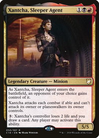 Xantcha, Sleeper Agent - Commander 2018 (C18) #50 - Rare Magic: The Gathering Trading Card