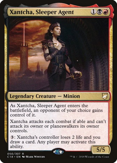 Xantcha, Sleeper Agent - Commander 2018 Magic: The Gathering trading card