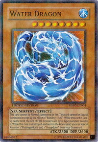 Water Dragon - Mattel Action Figure Promos: Series 2 (MF02) #MF02-EN004 - Rare YuGiOh Trading Card