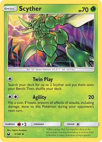 Scyther - SM - Celestial Storm (CES) #4/168 - Uncommon Pokémon Trading Card