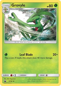 Grovyle - SM - Celestial Storm (CES) #9/168 - Uncommon Pokémon Trading Card