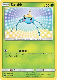 Surskit - SM - Celestial Storm (CES) #15/168 - Common Pokémon Trading Card