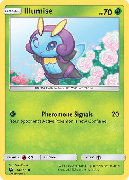 Illumise - SM - Celestial Storm Pokémon trading card