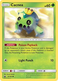 Cacnea - SM - Celestial Storm (CES) #19/168 - Common Pokémon Trading Card