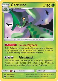Cacturne - SM - Celestial Storm (CES) #20/168 - Uncommon Pokémon Trading Card