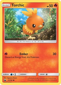 Torchic (25) - SM - Celestial Storm (CES) #25/168 - Common Pokémon Trading Card