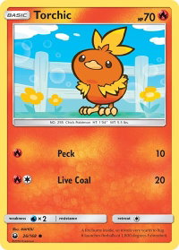 Torchic (26) - SM - Celestial Storm (CES) #26/168 - Common Pokémon Trading Card