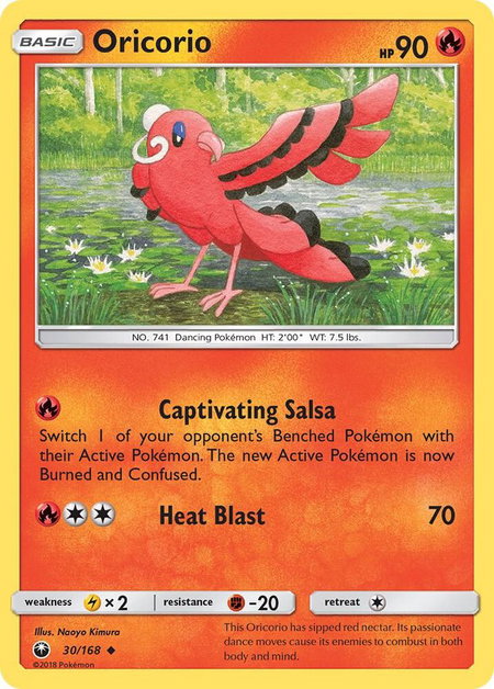 Oricorio (30) - SM - Celestial Storm Pokémon trading card