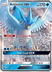 Articuno GX - SM - Celestial Storm (CES) #31/168 - Ultra Rare Pokémon Trading Card