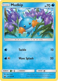 Mudkip (33) - SM - Celestial Storm (CES) #33/168 - Common Pokémon Trading Card