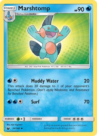 Marshtomp - SM - Celestial Storm (CES) #34/168 - Uncommon Pokémon Trading Card